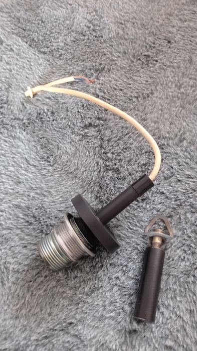 Oprawa do lampy PRL loft plus bakelitowy hak