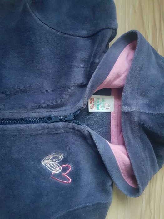 Adams bluza z kapturem 62cm dziewczynka