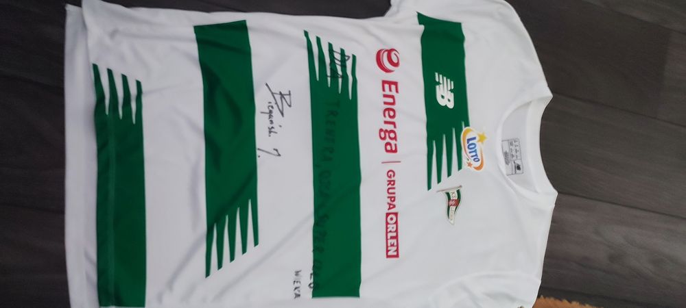 Koszulka Lechii Gdańsk z autografem