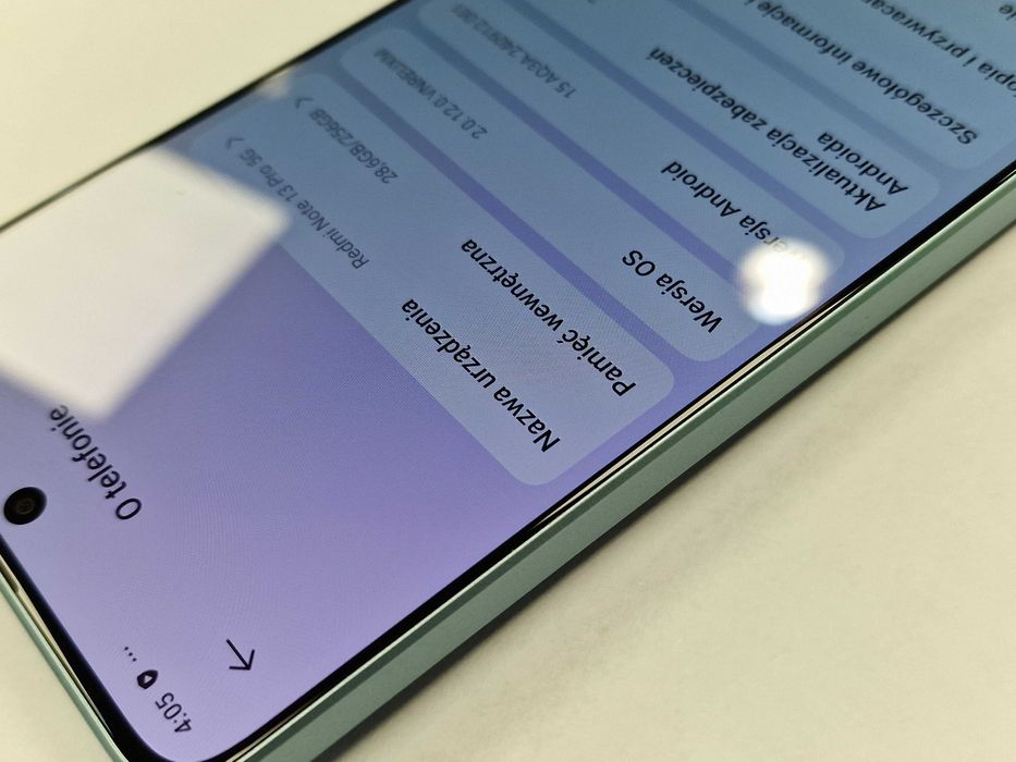 Xiaomi Redmi Note 13 Pro 5G/ 8GB/ 256GB/ Ocean Teal/ Grade A- + ładowa