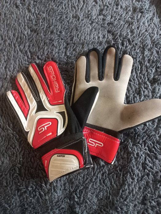 Spokey. Rękawice piłkarskie dla bramkarza, chłopięce