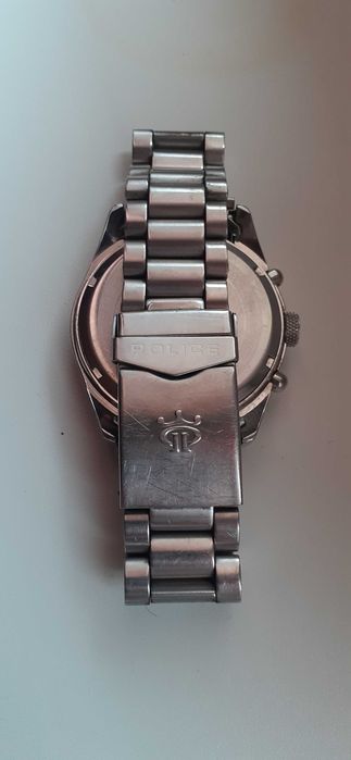 Zegarek z bransoletką POLICE  Chronograph-stoper ładny stan.