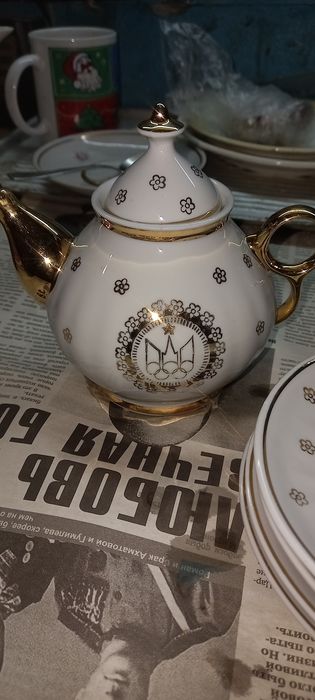 Чайный сервиз олимпийский олимпиада 80