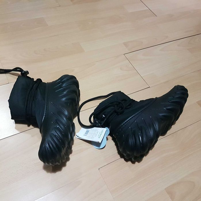 crocs echo boot buty unisex termiczne zimowe śniegowce kalosz 40 BLACK
