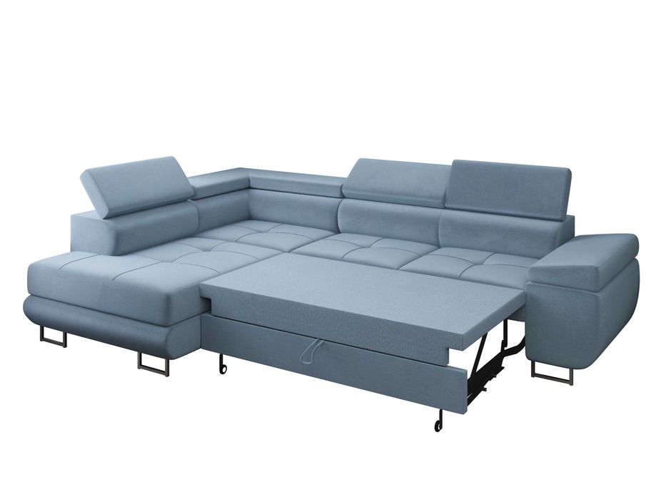 Narożnik Sofa Anton L funkcja spania delfin Cosmic3 sprezyna falista