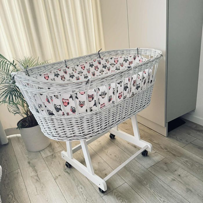 Łóżeczko kosz na kółkach