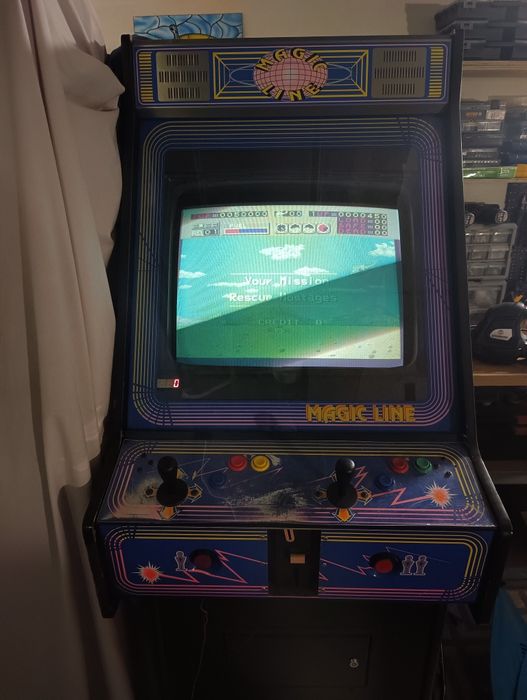 Automat arcade gra choplifter SEGA