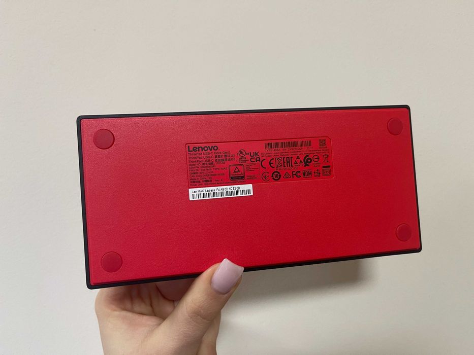 Док-станція б/в Lenovo usb-c dock g2 40AS/4K hdmi/display port/type-c