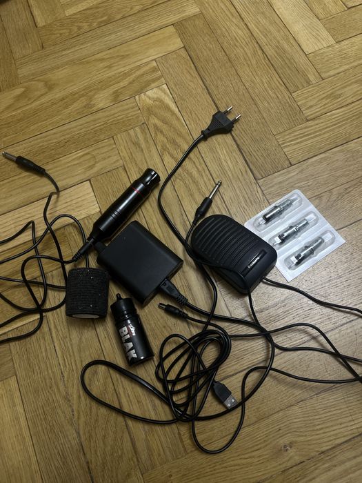 Тату машинка +катридж та краска