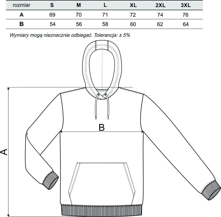 bluza z kapturem kangurka 40 lat urodziny imieniny prezent XL