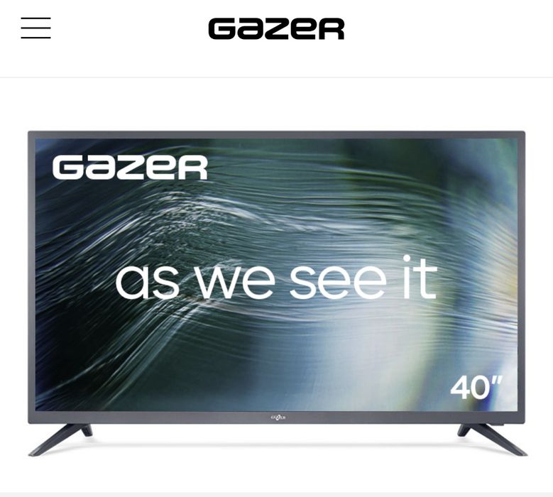 Телевізор Gazer TV40-FS2G 40″