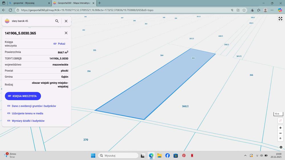 Sprzedam ziemię rolną o powierzchni 6,20 ha