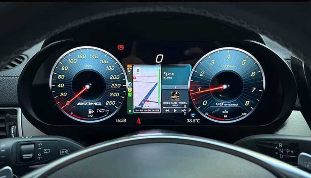 Wirtualny Kokpit Zegary Liczniki Cyfrowe Digital Cluster Mercedes ML W166 GL X166 GLE GLS SYSTEM Harman Kardon