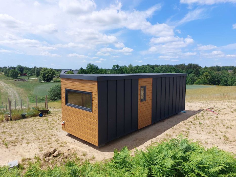 Dom modułowy, kontener mieszkalny, ocieplony wykończony - 22m2