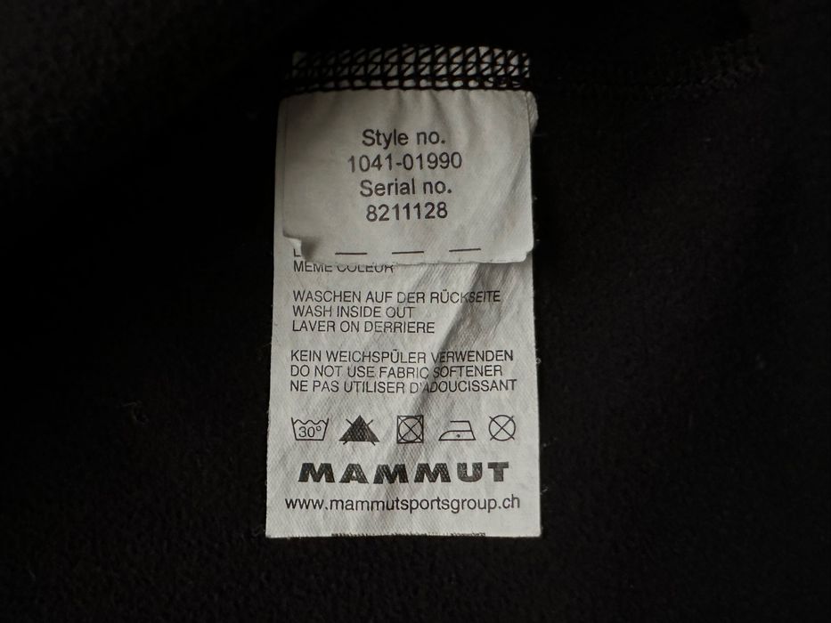 лонгслив кофта Mammut