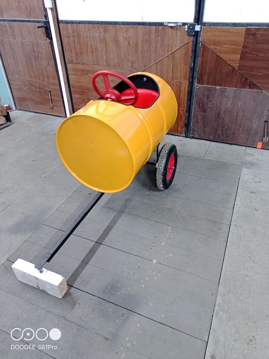 Przyczepka ogrodowa wagonik dla dziecka.Solidna Bezpieczna Super zabaw