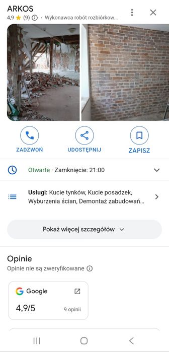 Demontaż/Wyburzenia