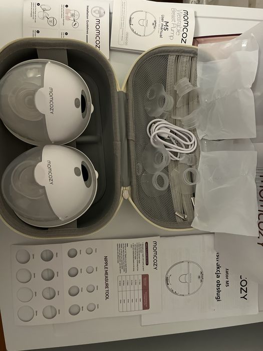 Laktator momcozy M5 muszlowy bezprzewodowy