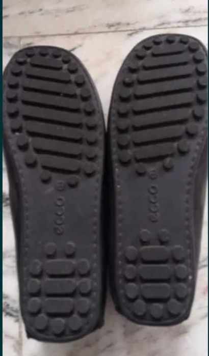 Mokasyny dziecięce buciki czarne 34 Ecco