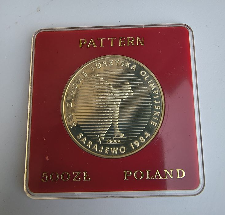 500 złotych 1983 rok XIV Zimowe igrzyska olimpijskie Sarajewo 1984 PRÓ