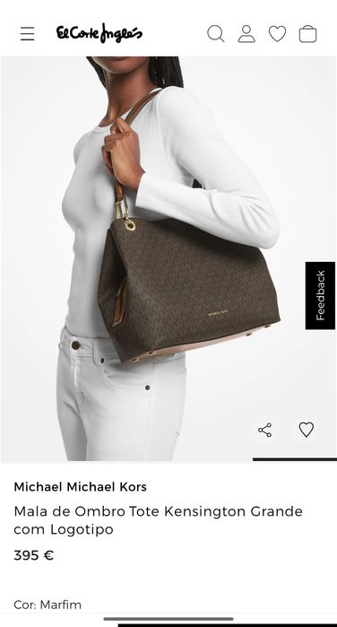 Mala Michael Kors tote kensington  nova. Genuína. Comprada na loja do Colombo por 445 euros.Em promoção no corte inglês por 395 eur.