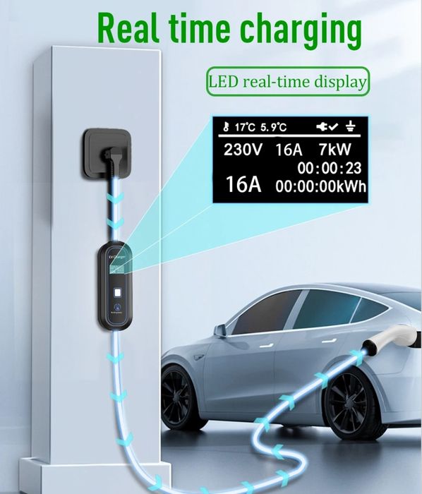 ТЕСЛА ‼️ Зарядка 16А Ev charger Nacs Tesla 5метрів +сумка 3.5м