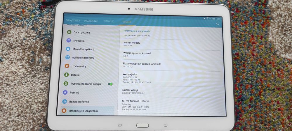 Tablet Samsung Galaxy Tab 4 SM-T 530
