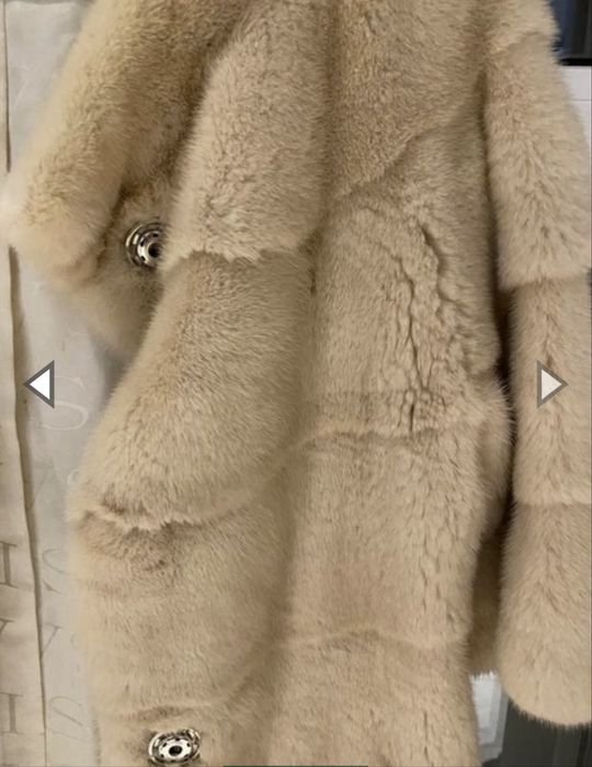 Шуба норкова норка плюшева S