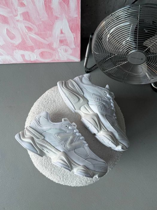 New Balance 9060 White / Жіночі кросівки / Кросівки New Balance / чоловічі кросівки 41-45