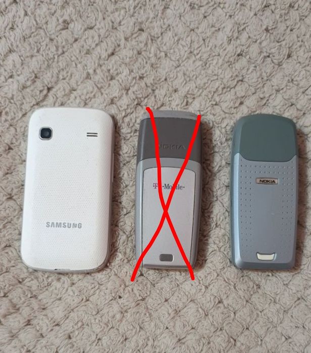 Телефони б/у вживанні, неробочі