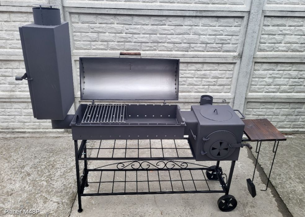 • 80+ Моделей в Наявності • 5мм! Мангал Коптильня з Пічкою під Казан