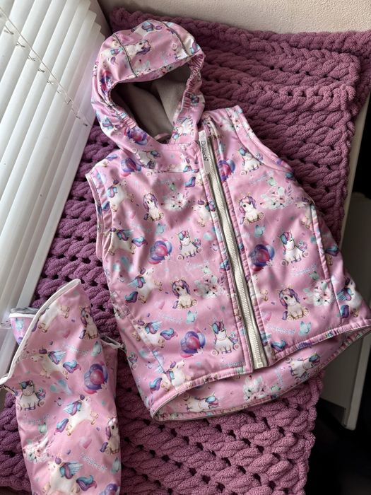 Куртка жилетка для дівчинки