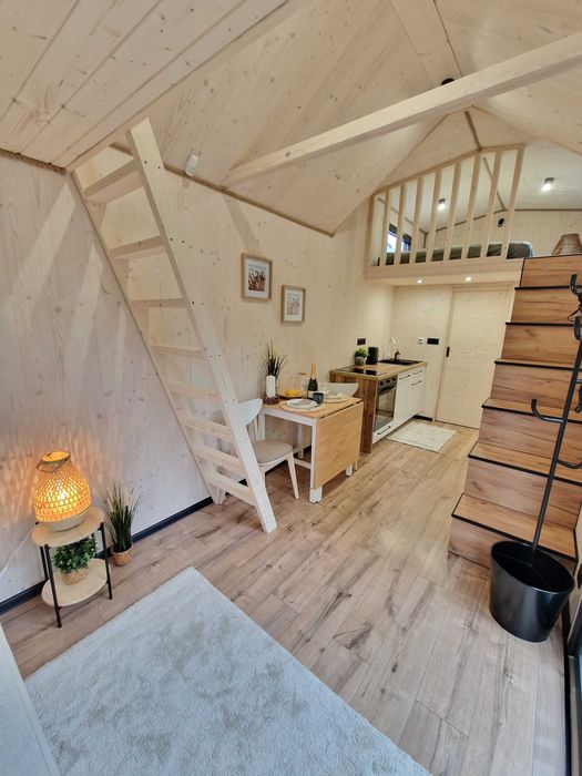 Mrozy House - nowoczesny dom Tiny na wynajem - mały dom, duży spokój