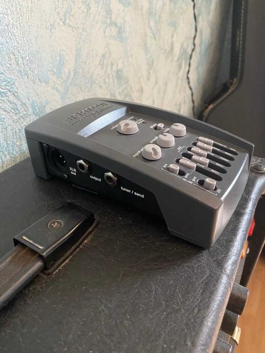 DI Box Fishman Pro EQ Platinum Guitar (USA). Аналоговий преамп, еквалайзер для акустичних гітар
