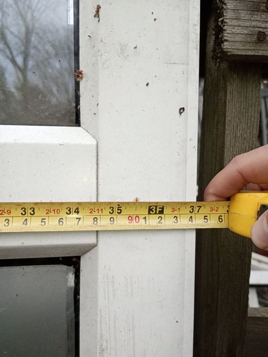 Fix witryna 96 x 212 cm okno