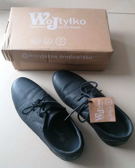 Wojtyłko Eleganckie buty skóra. Piękne Rozmiar 36 (23,5cm