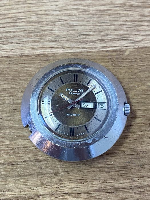 Zegarek poljot ufo automat 23 kamieni
