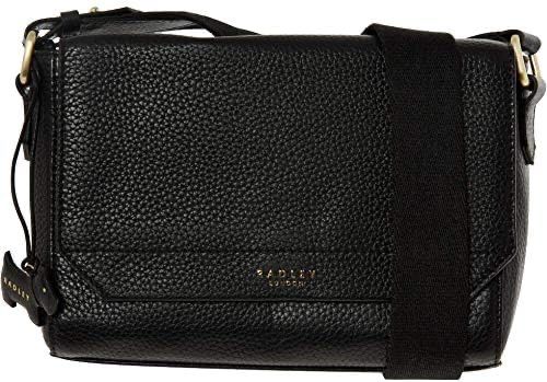 Чорна шкіряна сумка через плече Radley