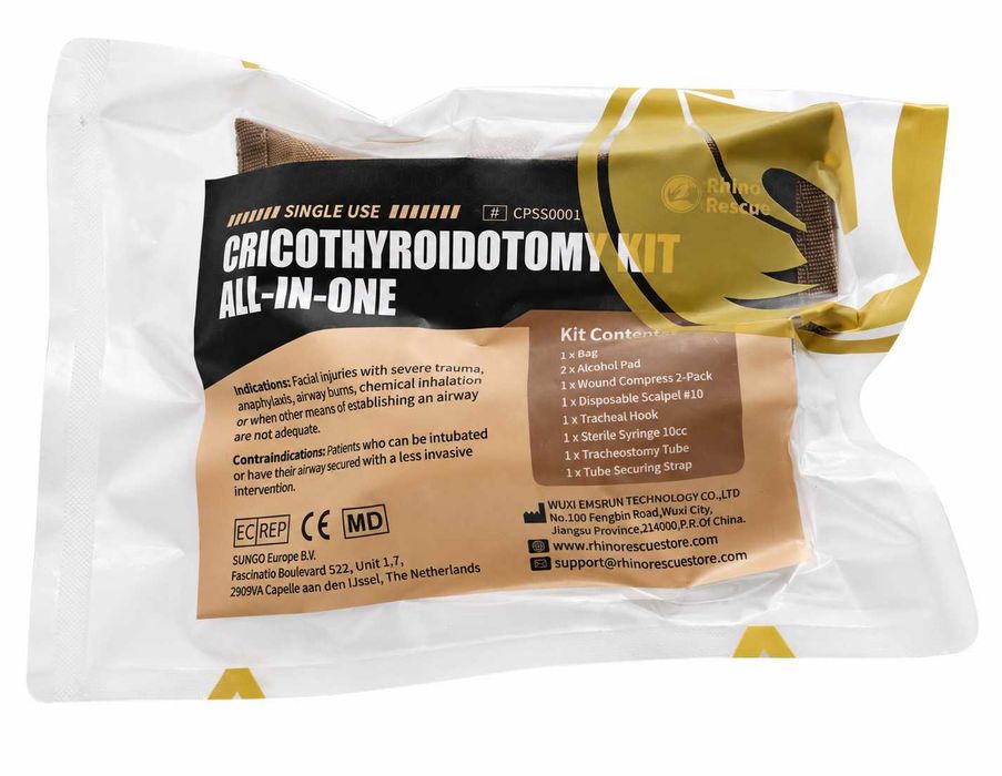 Zestaw do konikotomii Rhino Rescue Cricothyroidotomy Kit All-in-One