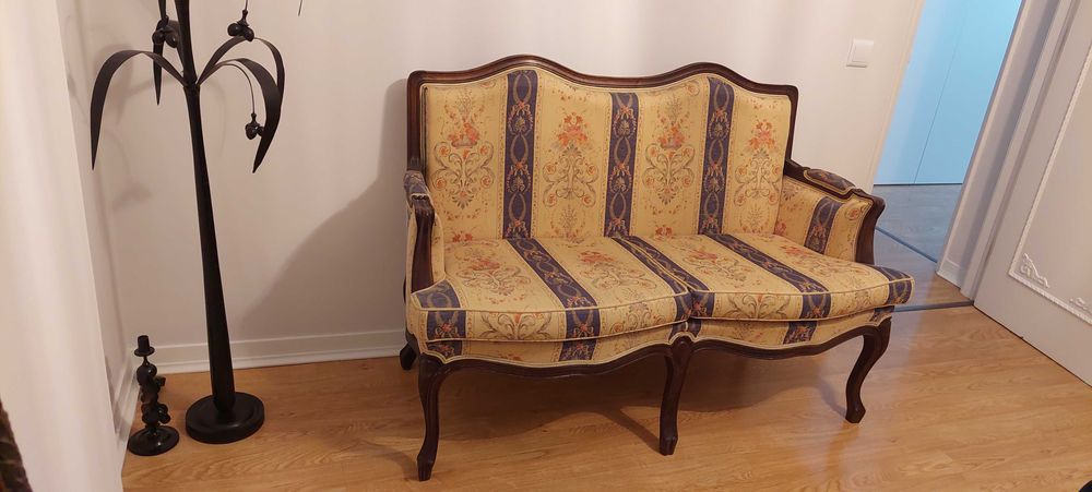 Louis XV Style Sofa and Two Armchairs
