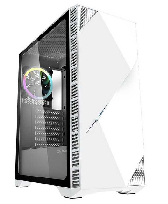 ATX корпус Zalman Z3 Iceberg ARGB White (2x120mm FAN. A-RGB хаб)
