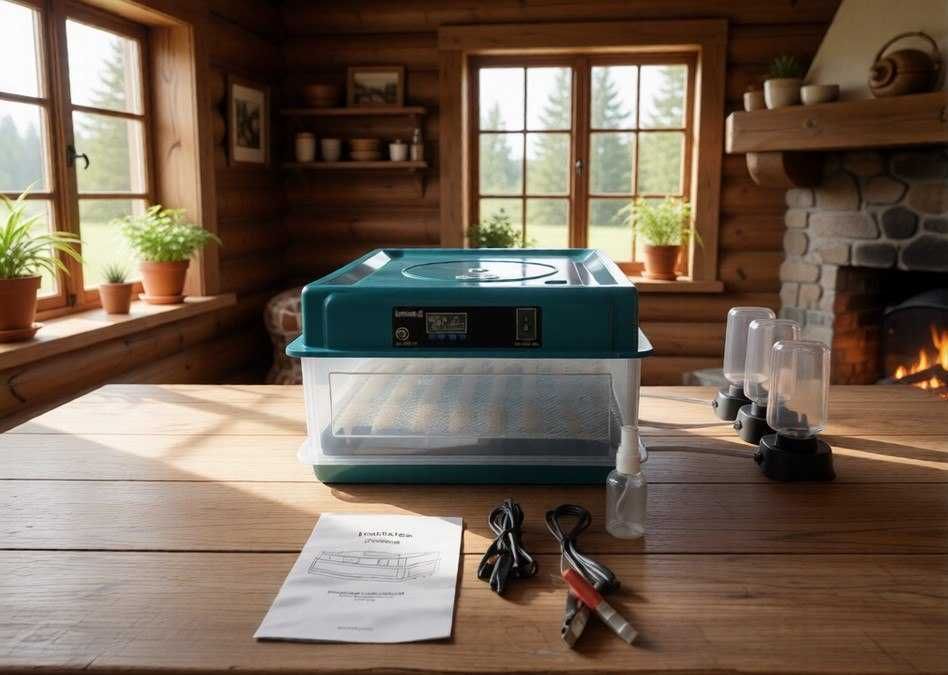 Інкубатор автоматичний Птаха 12-220В Инкубатор автоматичний переворот + овоскоп