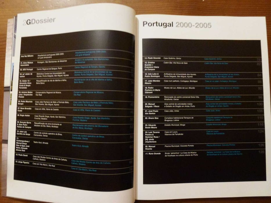 Livro revista 2G Dossier: Portugal 2000/2005