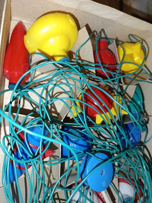 Гирлянда на ёлку из СССР "космос"