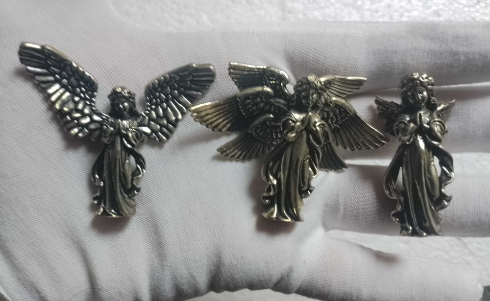 Статуэтки ангелов из латуни набор (470 на карту ПриватБанка)