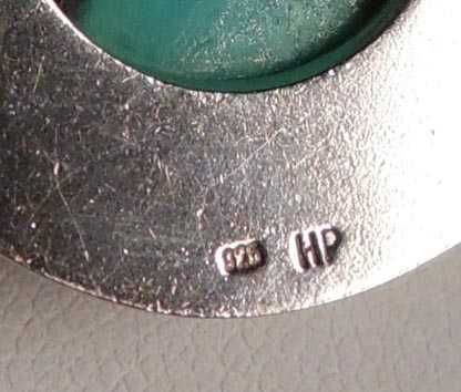 Srebrna zawieszka turkusowa ozdoba