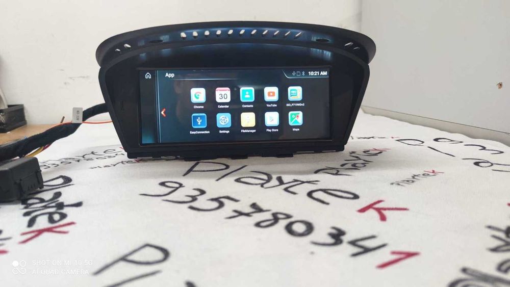 BMW Série 5 E60 E61 Série 3 E90 E91 Rádio Android CCC CarPlay iDrive