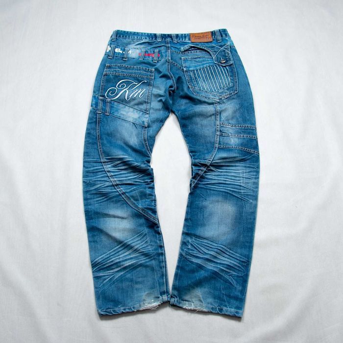 Kosmo&Lupo japan style jeans spodnie jeansowe y2k 34us