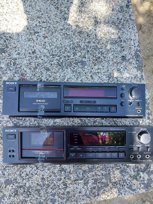 Vendo ou troco,frontais dos decks SONY TC-k470 e tc-rx70