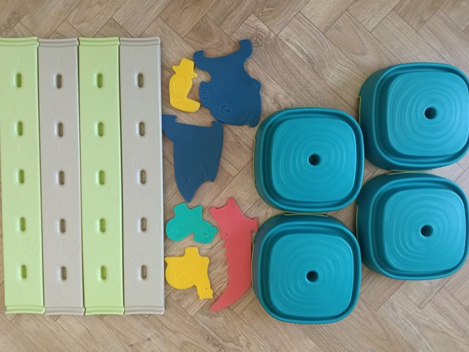 Tor przeszkód deska balansująca Decathlon